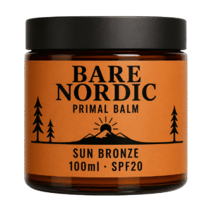 Bare Nordic Primal Balm Sun Bronze Solkräm Framtsida.